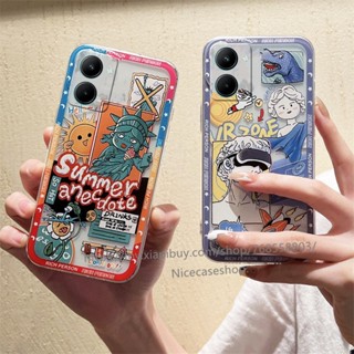 New Arrivals Phone Casing for Realme 10 Pro +Plus 5G 4G เคส Cartoon Graffiti Soft TPU Phone Case Shockproof Anti-drop Protective Phone Back Cover เคสโทรศัพท