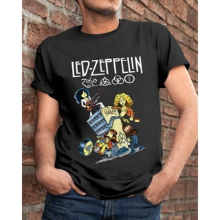 Led Zeppelin Band Black T-Shirt Unisex Reprin