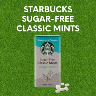 Starbucks ลูกอม Sugar-Free Classic Mints / Peppermints