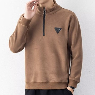 เสื้อกันหนาว คอเต่า มีซิป สไตล์นักธุรกิจ สําหรับผู้ชาย