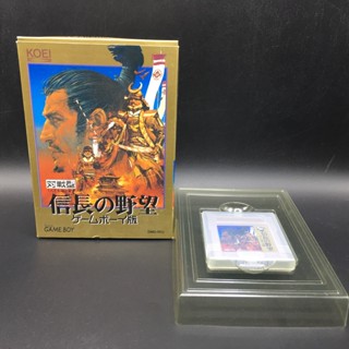 Nobunagas Ambition [res] โนบุนากะ จอมคน งานกล่อง GameBoy GB สภาพปานกลาง ไม่มีคู่มือ