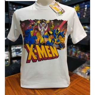 เสื้อยืดMarvel_ลิขสิทธิ์แท้ลายX-Menสีขาว(mvx-203)