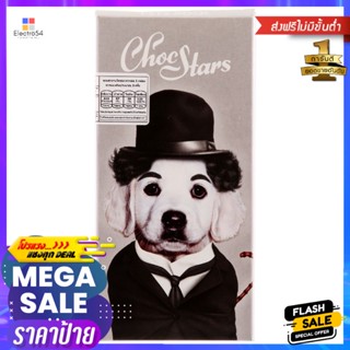 ช็อกสตาร์ช็อกโกแลตนมลายแทรมพ์ 100กรัม Chocstar Milk Chocolate Tramp 100g.