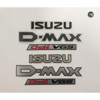 *1 ชุด มี 3 ชิ้น* สติกเกอร์ ISUZU D-MAX Ddi VGS **หากมีข้อสงสัยทักแชทก่อนสั่งซื้อสินค้า**