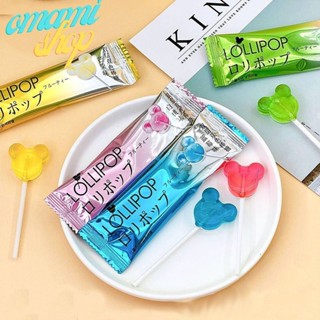 ลูกอม อมยิ้ม Lollipop ลูกอมผลไม้ หวานอร่อย (8g/1ชิ้น) 2รส 1กล่องมี2 ชิ้น mickey lollipop เหมาะสำหรับงานปาร์ตี้