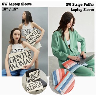 ✅พร้อมส่ง✅ GENTLEWOMAN : GW Laptop Sleeve 13” / 15” (นิ้ว) / GW Stripe Puffer Laptop  Sleeve