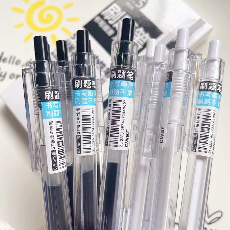 Letit INS ปากกาเจลหมึกดํา น้ําเงิน แดง 0.5 มม. เขียนลื่น แห้งเร็ว สําหรับนักเรียน สอบ