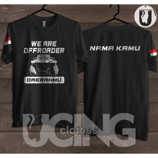 เสื้อยืด พิมพ์ลาย We Are OFFROADER Free Your Name And Region สําหรับผู้ชาย