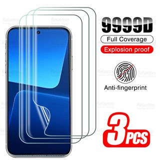 ฟิล์มไฮโดรเจลนิ่ม กันรอยหน้าจอ ไม่ใช่กระจกนิรภัย สําหรับ Xiaomi 13 Pro 13 5G Xiami Mi13 Mi 13Pro 3 ชิ้น