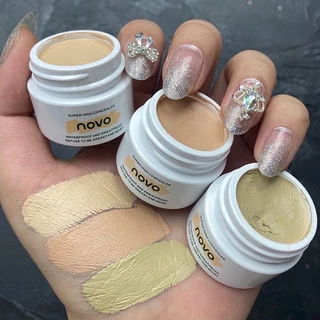 คอนซิลเลอร์เนื้อครีม ปกปิดรอยดำ รอยแดง รอยสิว ใต้ตาคล้ำ NOVO HD Bright Cream Concealer
