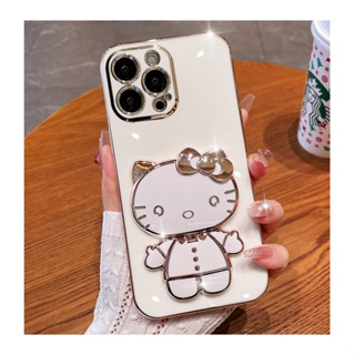 เคสนิ่ม ลายเฮลโลคิตตี้ พร้อมขาตั้ง สําหรับ Xiaomi Mi Poco X3 X3NFC X3Pro M3 F3 Mi 11 Lite Mi 12 Lite