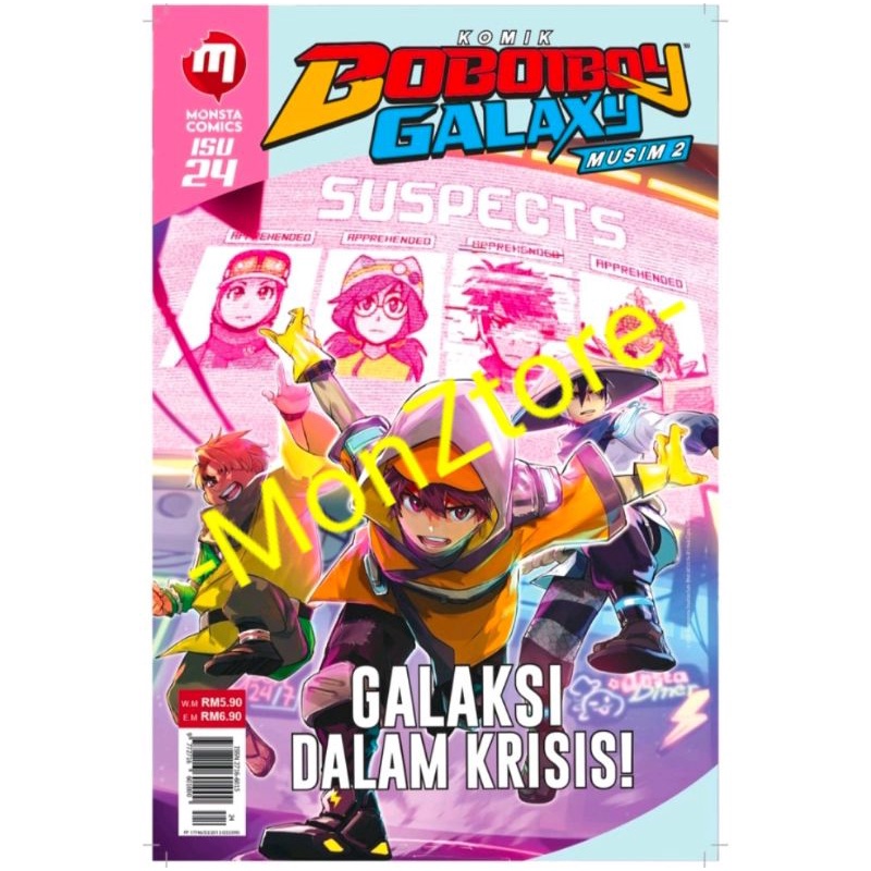 Boboiboy Galaxy Comic Season 2: 24 "Issue In Crisis!"