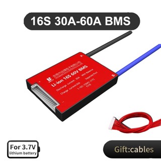 Daly พอร์ต BMS 60V 16S Li-ion BMS 20A 30A 40A 50A 60A กันน้ํา