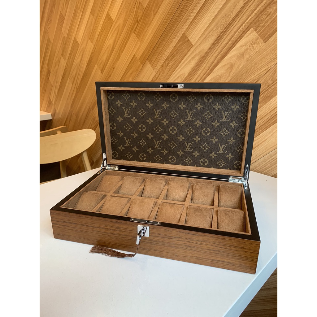 L*V คลาสสิก Retro Series กล่องนาฬิกากล่องเก็บนาฬิกา High-End Storage เฟอร์นิเจอร์ 3 ขนาดเสริมกล่องของขวัญบรรจุภัณฑ์