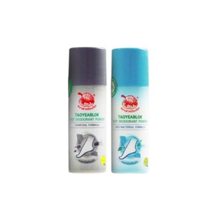 JT Taoyeablok Foot Deodorant Powder : เต่าเหยียบโลก แป้งทาระงับกลิ่นเท้า ผงระงับกลิ่นเท้า x 1 ชิ้น NP alyst