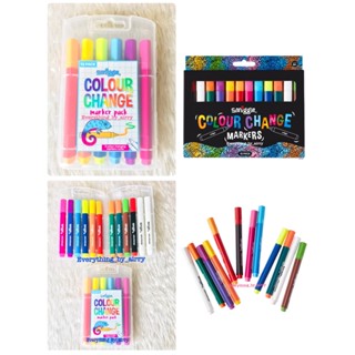 ปากกามาร์คเกอร์ เปลี่ยนสี Smiggle Colour Change Markers X12