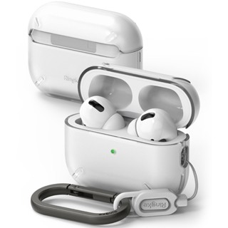 Ringke Layered Case เข้ากันได้กับ AirPods Pro 2nd เคส Ringke ป้องกันรอยขีดข่วน ฝาครอบกันกระแทกพร้อม Carabiner