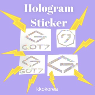 [พร้อมส่ง] Hologram Sticker สติกเกอร์ โลโก้วง GOT7 โฮโลแกรม