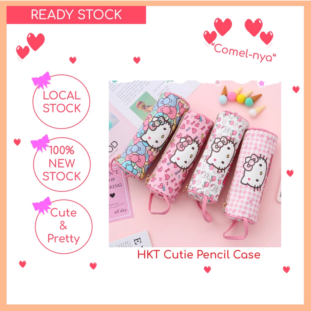 JW LOCAL SELLER : Hello Kittie Big & Small Pencil Case/ Versatile Usage/ School Supplies