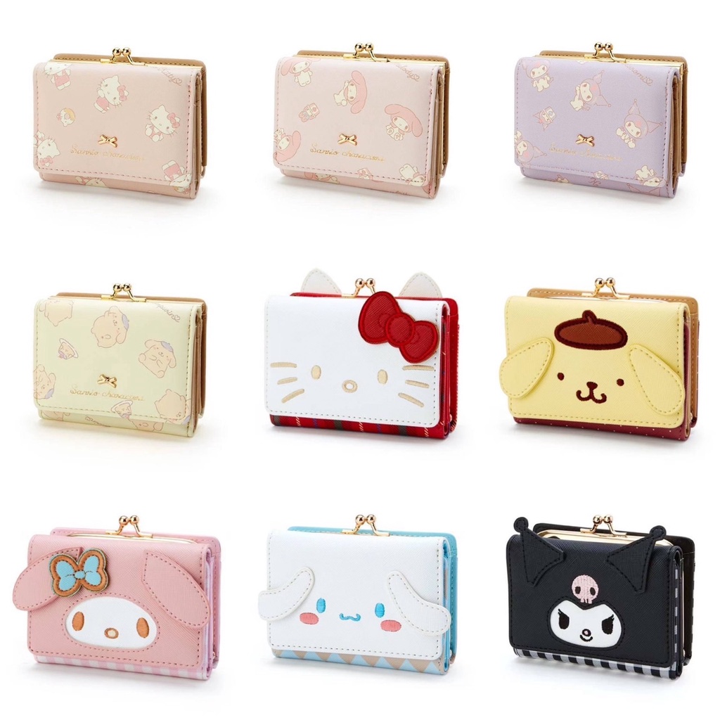 กระเป๋าสตางค์Sarioมีช่องใส่เหรียญใส่บัตร