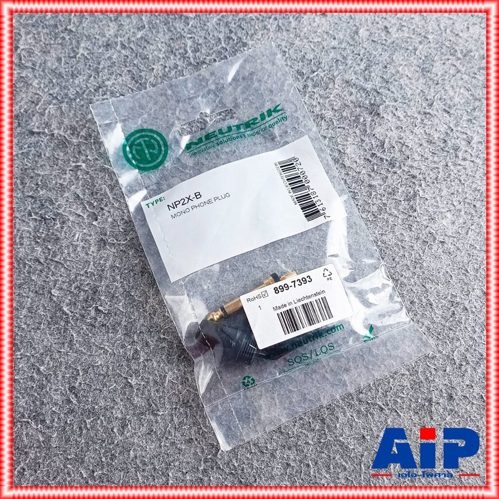 ตัวสีดำ 1ตัว NEUTRIK NP2X-B สีดำ ของแท้ ปลั๊กไมค์โมโน (Mono Phone Plug) โฟนปลั๊ก โฟนโมโน Phone mono NP 2X NP-2X NP2X ...