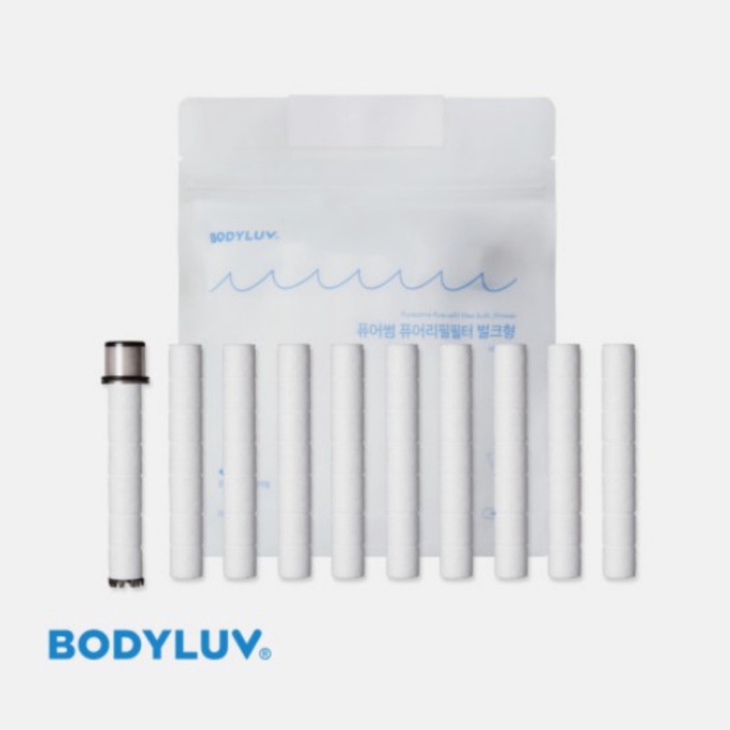 [Bodyluv] ที่กรองน้ำฝักบัวเกาหลี และสายชำระ ฝักบัวอาบน้ํา 10 ชิ้น Seoul Stone