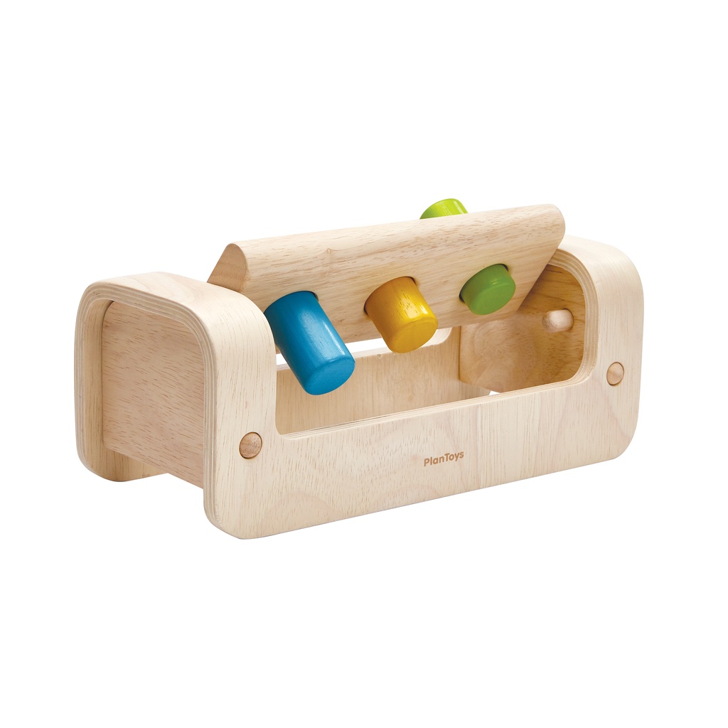 PlanToys طاولة دق الأوتاد الخشبية 5397 ‏(12+ شهراً) — صورة 2