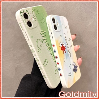 🔥 เคสไอโฟน11ไดโนเสาร์ Apple Case เคสซิลิโคนโทรศัพท์มือถือโทรศัพท์มือถือลายแถบข้างกกี้เม้าส์ขอบเหลี่ยม สำหรับ เคสiPhone 12 Pro เคสไอโฟน14Pro เคสi11 SE2 2020 เคสไอโฟน11 14 Pro Max 14 7 Plus Xr XS Max 8 เคสi12 i8plus X 6 เคสไอโฟน7พลัส