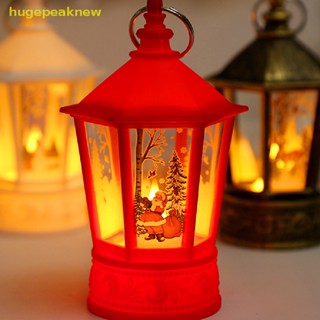 Hugepeaknew โคมไฟ LED รูปซานตาคลอส สําหรับตกแต่งบ้าน เทศกาลคริสต์มาส