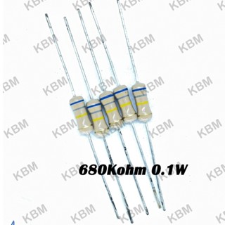 Resistor ตัวต้านทาน 680Kohm 0.25W 0.5W 1W 5W  750Kohm 0.25W 0.5W 1W