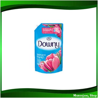 น้ำยาปรับผ้านุ่ม สูตรเข้มข้น กลิ่นซันไรท์เฟรช Fabric Softener, Concentrated Formula, Sunrise Fresh Scent. 1300 มล. ดาวน์