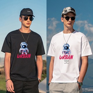 เสื้อตราหานคู่ - เสื้อยืดพิมพ์กราฟิก CX NASA เสื้อยืด Unisex สําหรับผู้ชายผู้หญิงพิมพ์กราฟิกเสื้อยื_49