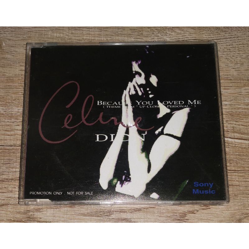 Celine Dion ซีดี Thai Promo CD Single Because You Loved Me