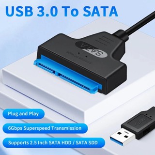 สายเคเบิลอะแดปเตอร์ usb sata 3 เป็น usb 3.0 2.0 สําหรับคอมพิวเตอร์