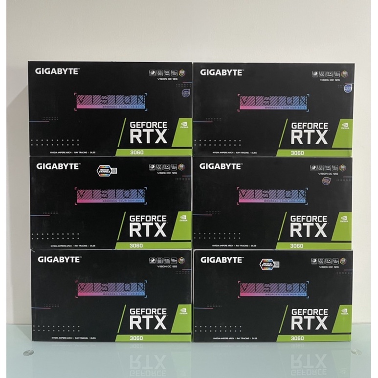 VGA (การ์ดแสดงผล) GIGABYTE GEFORCE RTX 3060 VISION OC 12G - 12GB GDDR6 (REV. 2.0) (LHR) มือสอง ประกันศูนย์ไทย