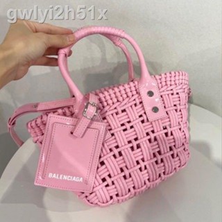 ⊕™[New Arrivals ➕ Genuine Original Counter] Balenciaga 2022 New Product Hand-Woven Basket Summer Bag High Quality Women