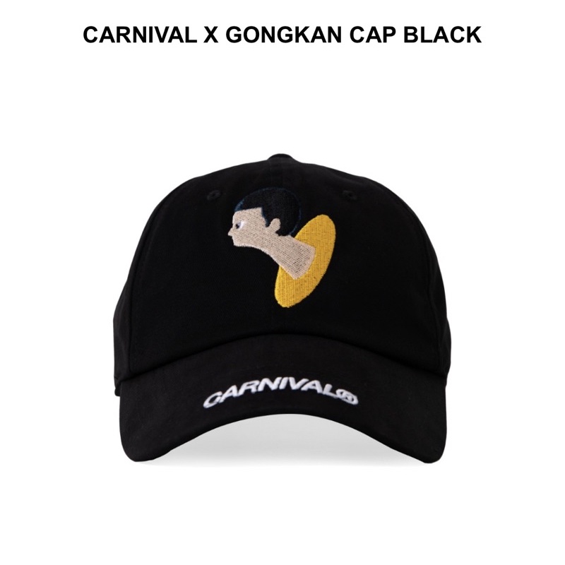 CARNIVAL X GONGKAN CAP BLACK