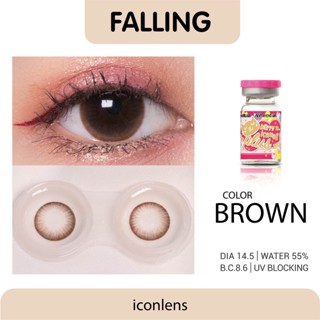 คอนแทคเลนส์ คิตตี้ คาวาอิ Falling Brown