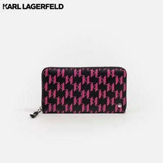 K/MONOGRAM MULTICOLOURED CONTINENTAL ZIP WALLET 226W3243 กระเป๋าสตางค์