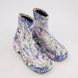 BRONX Multicoloured Splatter Ankle Boots