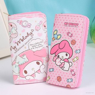 [GR] กระเป๋าสตางค์ กระเป๋าใส่เหรียญ ลายการ์ตูน Sanrio Mymelody สไตล์เกาหลี หลายช่อง สําหรับนักเรียนหญิง