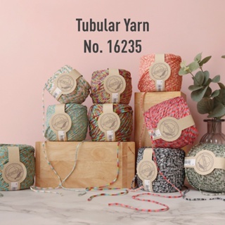 MOMOTARA No. 16235  เส้นด้ายกลม Yarn เชือกกลม Tubular Yarn ขนาด 0.4 ยาว 200 หลา