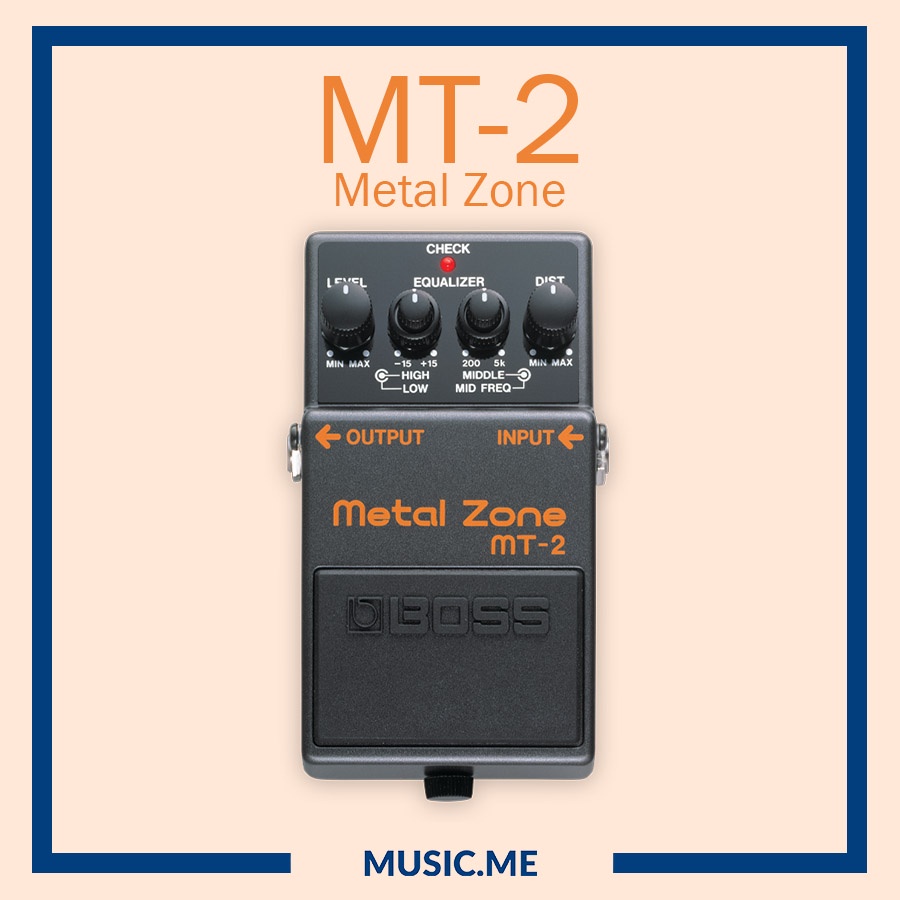 เอฟเฟคก้อน BOSS MT-2 Metal Zone I ของแท้100%