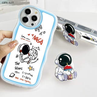 OPPO A15 A15S A16 A16K A16E A17 A17K A37 A37F NEO 9 A39 A57 A83 2016 สำหรับ Case Astronaut เคส เคสโทรศัพท์ เคสมือถือ TPU Soft Cases