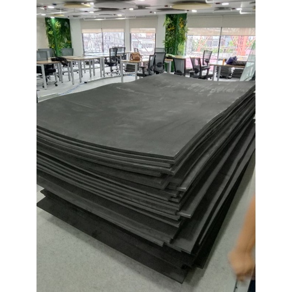 แผ่นยางEva หนา10-30มิล เรียบ ขนาด130×240ซม.