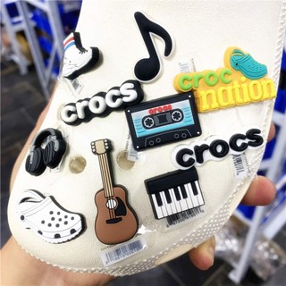 Jibbitz Crocs เข็มกลัด PVC รูปหัวใจ สําหรับตกแต่งรองเท้า FZL68