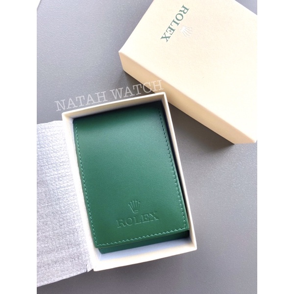 กล่องหนังใส่นาฬิกา Rolex แบบพกพา Rolex  Leather Travel Case