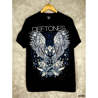 Deftonesเสื้อยืดสีดำสกรีนลายFC249