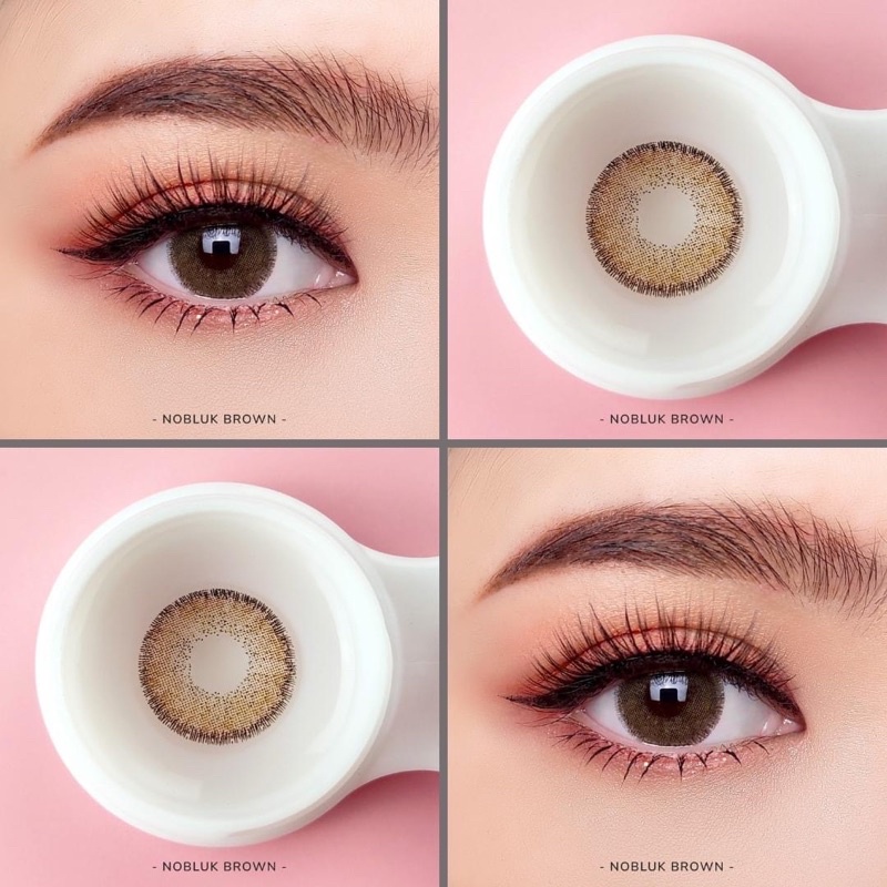คอนแทคเลนส์ Nobluk Brown / Mini Nobluk Brown Dreamcolor1💜เลนส์สีธรรมชาติ เลนส์เจ้าสาว - รูปที่ 6