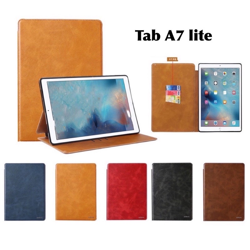 เคสหนังฝาพับ Samsung Galaxy Tab A7 lite เปิดปิด เคสกระเป๋า